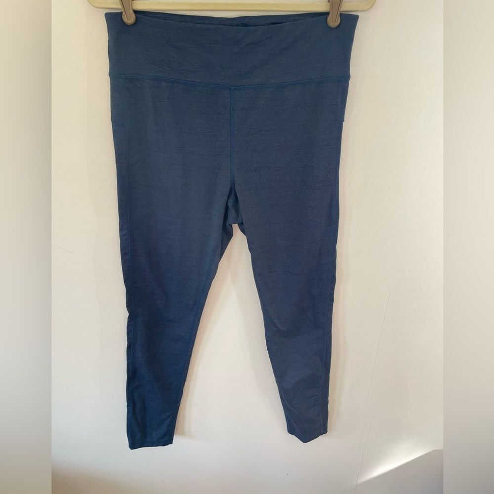 Moret Ultra full length Blue Leggings high raise size XL